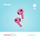 Porodo Blue Deep Bass Wireless Earbuds 3 with Wireless Charging, Touch Control &amp; 20H Playtime