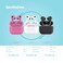 Porodo Blue Deep Bass Wireless Earbuds 3 with Wireless Charging, Touch Control &amp; 20H Playtime