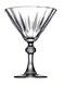 6-Piece Diamond Stemware Glass Set Clear 6x238ml