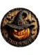 Classic Halloween Pumpkin Witch Wood Decor