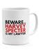 papeyone Ceramic Beware Harvey Specter Is My Lawyer Tv Show Suits Mug White