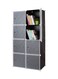 Heavy Duty Cubic Closet Grey Medium