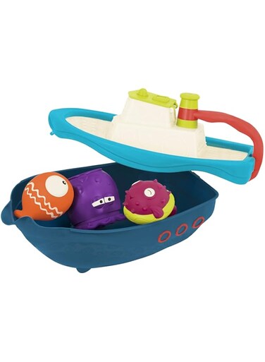 B. toys &ndash; Bath &amp; Beach Playset &ndash; Bath Toy Set &ndash; Toy Boat &amp; Accessories &ndash; Baby Toys &ndash; 6 Months + &ndash; Off the Hook