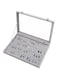 Benting Jewelry Box for Earrings &ndash; 32 Pairs Earrings Organizer Box, Stud Earring Tray with Clear Lid for Women &amp; Girls