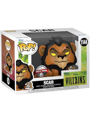 Funko Pop Disney: Lion King Scar w/Meat Exc, Collectible Vinyl Figure 58934, 1144