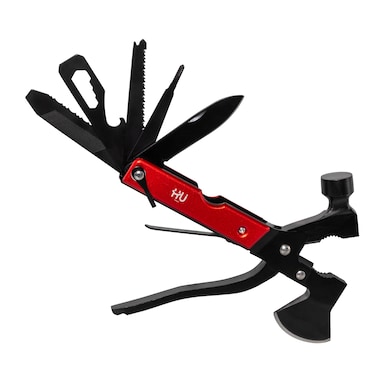 Multifunctional Axe Hammer Multi Tool &ndash; 10-in-1 Survival Tool with Hatchet, Hammer, Wire Cutter, Saw &amp; Knife &ndash; Stainless Steel Camping &amp; Emergency Tool
