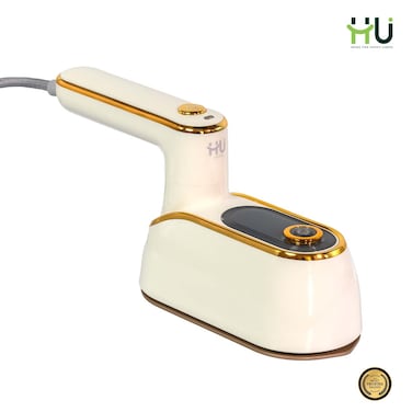 Mini Travel Iron with Folding Handle &ndash; Portable Handheld Clothes Iron, Compact Lightweight Iron for Home &amp; Travel, Easy Storage Design