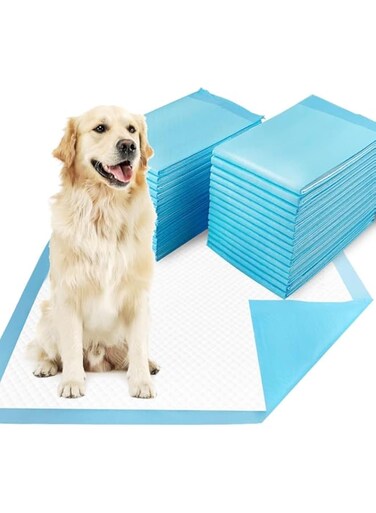 Premium Puppy Pads for Dogs   60 x 90 cm Disposable Pee Pads   Ultra Absorbent Changing Mat for Baby &amp; Pets   Incontinence Bed Mats   Waterproof Baby Changing Pad   40-Pack