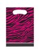 Creative Converting Pink Zebra Boutique Loot Bags 8-Piece