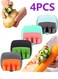 Pieces Finger Vegetable Palm Peeler Kitchen Fruit Potato Peeler with Comfortable Rubber Finger Grip For Pumpkin Carrot Cucumber Potato
