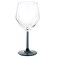 Squared-Bowl Stemmed Glass, Blue-Grey/Clear, 50 cl