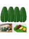 SKEIDO 4pcs Artificial Tropical Banana Leaves Hawaiian Luau Party Jungle Beach Theme Decorations for Table Home Wedding Decorations-28cm x 57cm