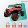 Lovely Baby Powered Riding Jeep LB 918L, Ride-On Manuel Car for Kids, &amp; MP3 Player,with Suspension - Green