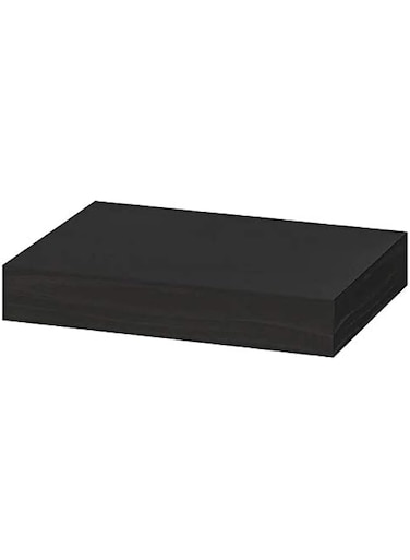Lack IKEA Wall Shelf 30 x 26 cm Black Brown Floating Invisible Suspension
