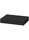 Lack IKEA Wall Shelf 30 x 26 cm Black Brown Floating Invisible Suspension