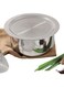Platinum Triply Stainless Steel Tope with Stainless Steel Lid 4.7 Litres Capacity (22 cm Diameter) - Silver (Induction and Gas stove Friendly)