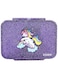 Essen Tritan Bento Lunch Box for Kids Girls - Purple Glitter Unicorn