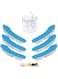 SYOSI Cat Water Fountain Filter Replacement Upgrade Cat Fountain Filter Arc-Shaped Safe Washable Animal Water Fountain Filters with 4 Filtration System, for HAPUP Dog Kitty Spout Cat Fountain