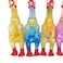 Animolds Squeeze Me Clear Chicken Original Design, Unique See-Through Skin, Shake To See Colorful Cotton Balls Move Inside, Both Funny And Fancy!