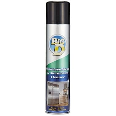 Big D Stainless Steel &amp; Aluminium Cleaner 300ml &ndash; All-in-One Solution, Fast-Acting Formula, Precision Spray, Long-Lasting Shine
