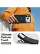 Mobcos iPhone 17 Pro Max Black Elite Logo Premium Silicone Magnetic Wireless Charging Case for iPhone   Silky Soft Touch   Military-Grade Shockproof Protection   Strong Magnetic Compatibility   Luxury Slim Cover