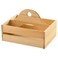 Portable Organiser, Solid Pine, Light Brown, 25x18 cm