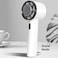 Handheld Mini Portable Cold Compress Cooling Fan - White