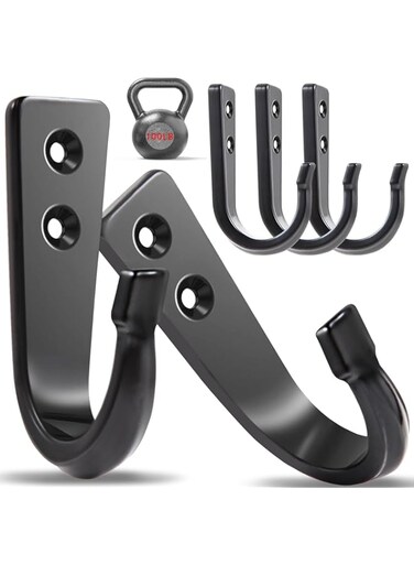 5 Pcs Wall Heavy Duty Hooks for Hanging,Stainless Steel Kitchen Coat Hook Door Key Hanger for Home