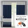 Madison Park Amherst Single Panel Faux Silk Rod Pocket Curtain With Privacy Lining For Living Room, Window Drape For Bedroom And Dorm, 50x84, Navy
