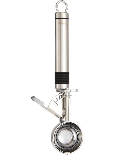 Eco 50Mm Stainless Steel Ice Cream Scoop, Silver Silver 50mm