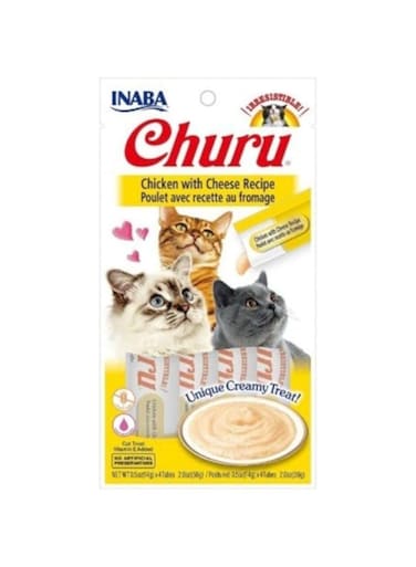 INABA Churu chicken with cheese 56 g/4 sticks per pack