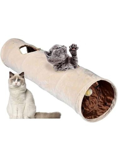 Primst Cat Tunnel, Large Indoor Outdoor Collapsible Pet Toy Crinkle Tunnel Tube with Storage Bag for Cat, Dog, Puppy, Kitty, Kitten, Rabbit