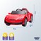 Lovely Baby LB 1060L Kids Battery Operated Ride-On Car with Remote, 12V, MP3, 100% Assembled , for Kids Ages 1-4 - White
