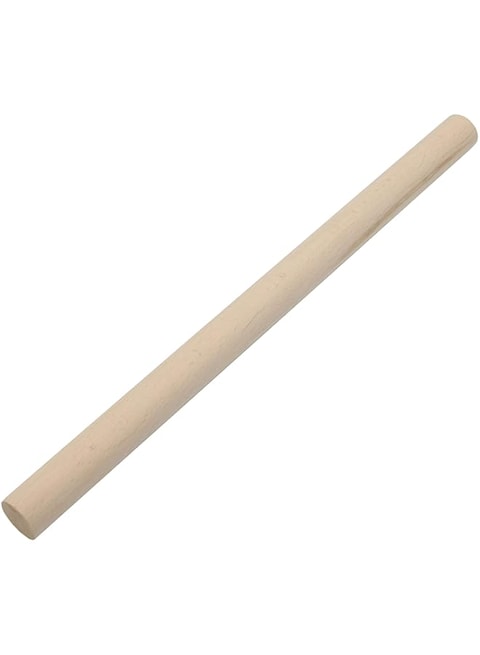 MORLIFE Natural Raw Wood Roller For Pastry Fondant Dough Cookies Pizza Baking Rolling Pin 38cm