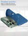 Case for Honor X7d Liquid Gel Rubber Bumper Case with Soft Microfiber Lining Cushion Slim Shockproof Protective with Camera Protection Cover for Honor X7d 5G (Blue)