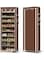 9 Tier Shoe Organizer Rack Brown