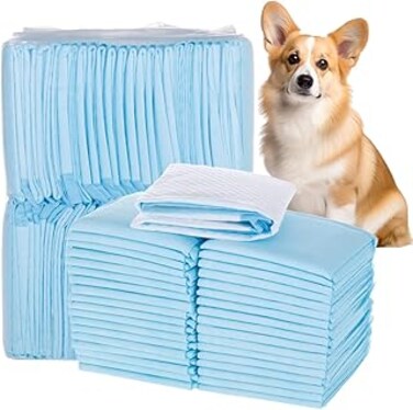 OKBUYNOW Disposable Leak-Proof Pee Pads, Super Absorbent Quick Drying Training Pads For Pets with 7 Layers For Toilet, Training-45X60cm, Pack of 50