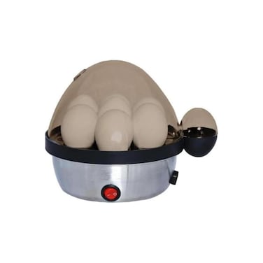 Electric Egg Boiler &ndash; 7-Egg Capacity, Auto Shut-Off, Soft/Medium/Hard Boil, 16 x 16 cm Compact Size
