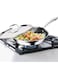 MILTON Pro cook Triply Stainless Steel Induction Fry Pan with Lid, 24 cm / 1.7 Litre