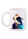 Cartoon Printed Coffee Mug White/Black/Blue