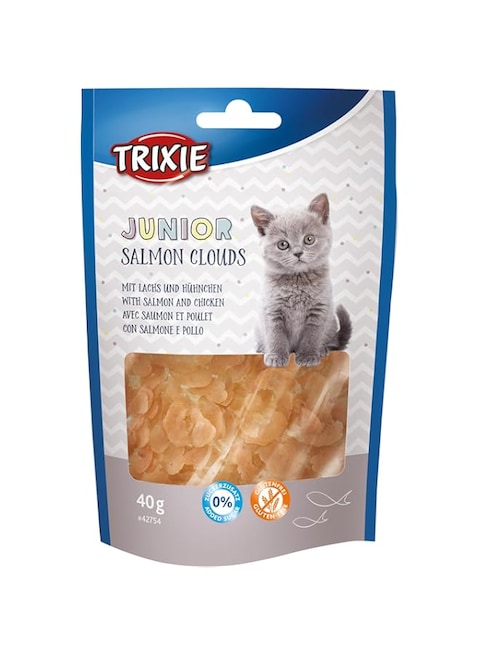 Trixie Junior Salmon Clouds Cat Treats - 40G