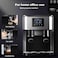3 in 1 Ice Maker with Water Dispenser, 1.8L Capacity, 150W Fast Ice Machine for Home Use