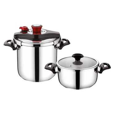 Pressure Cooker 4+7Lt Set. Made In Turkey
