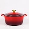 VAV GET Enameled Cast Iron Casserole Dish with Lid - 5 Quart Enamel Cookware Pot - Enameled Cast Iron Dutch Oven with Lid