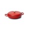 VAV GET  Enameled Cast Iron Dutch Oven Shallow Casserole 12-inch