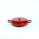 VAV GET  Enameled Cast Iron Dutch Oven Shallow Casserole 12-inch