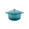 VAV GET Healthy and Safe Non-Stick Enameled Cast Iron 7-Piece Dutch Oven Cookware Set with Gloves and 2-Piece Mills.