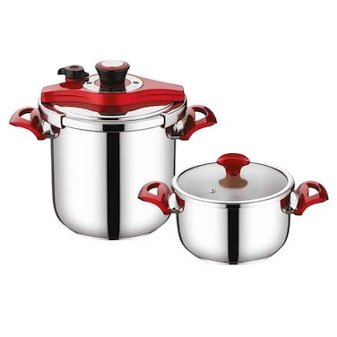 Pressure Cooker 4+7Lt Set. Made In Turkey