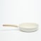 VAV GET 26 CM Ceramic Non-Stick Frying Pan &ndash; Lattice Series, Cream White, Induction Compatible