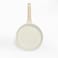VAV GET 26 CM Ceramic Non-Stick Frying Pan &ndash; Lattice Series, Cream White, Induction Compatible